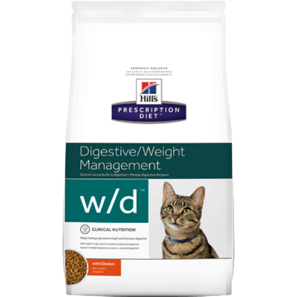 Hill's prescription diet w/d Digestive / Weight Management Feline 貓用消化/體重管理 1.5kg